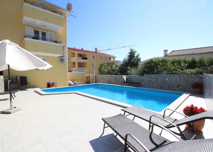 With Swimming Pool Baska, Krk - 18785 Apartman *